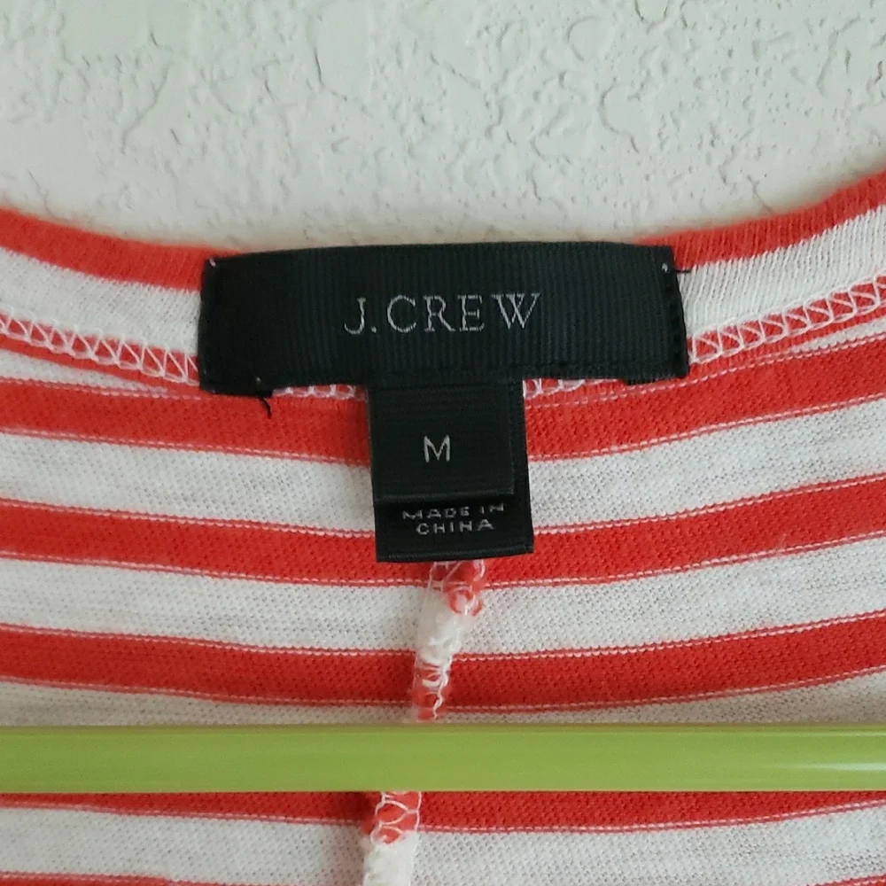 Red and White Striped Sleeveless Dress - Picture 2 of 3